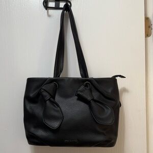 Steve Madden Faux Leather Twist Knotted Shoulder Bag